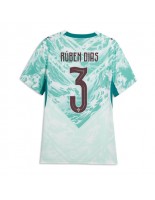 Portugali Ruben Dias #3 Vieraspaita Naisten MM-kisat 2026 Lyhythihainen